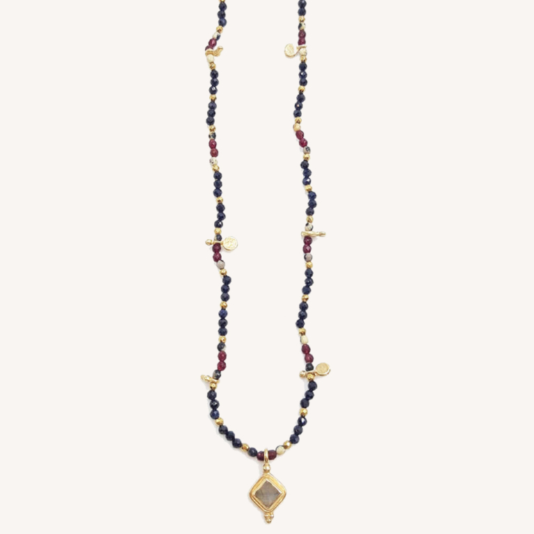 Collar  jodhipur zafiro - Imagen 3