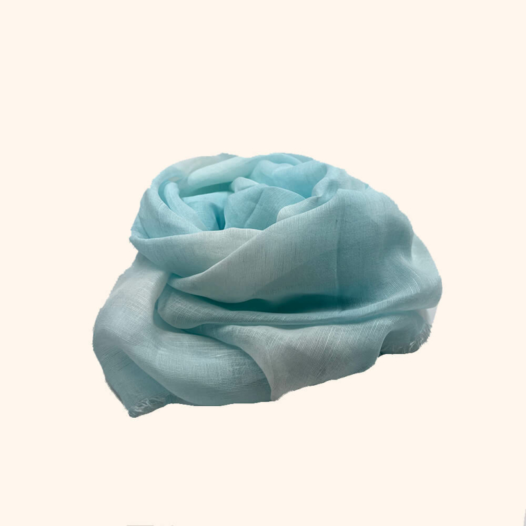 Fular azul tie dye