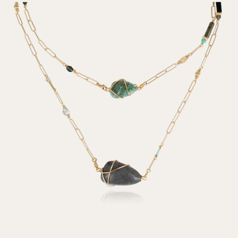 Gas Bijoux collar Rainbow