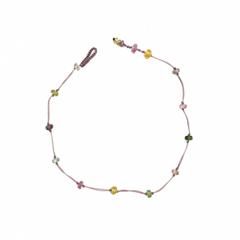 Pulsera hilo con piedras semipreciosas