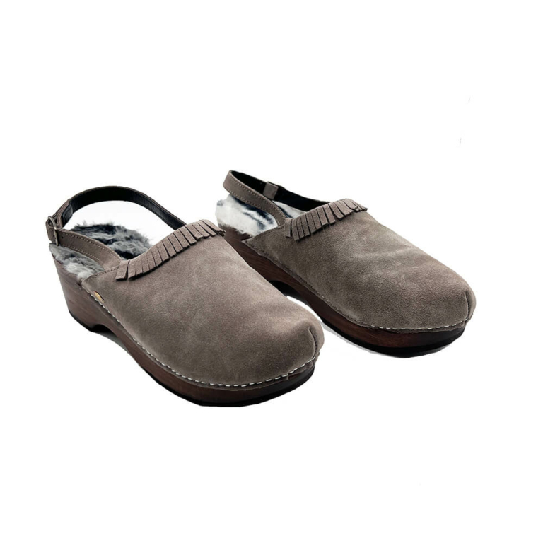 Zuecos gris claro - Imagen 2