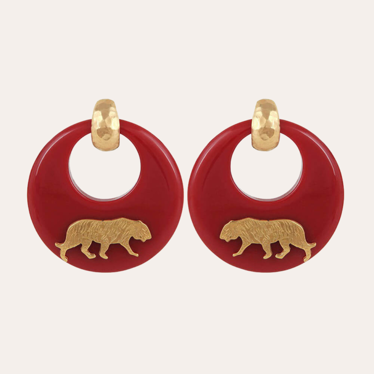 Gas Bijoux pendientes tigres