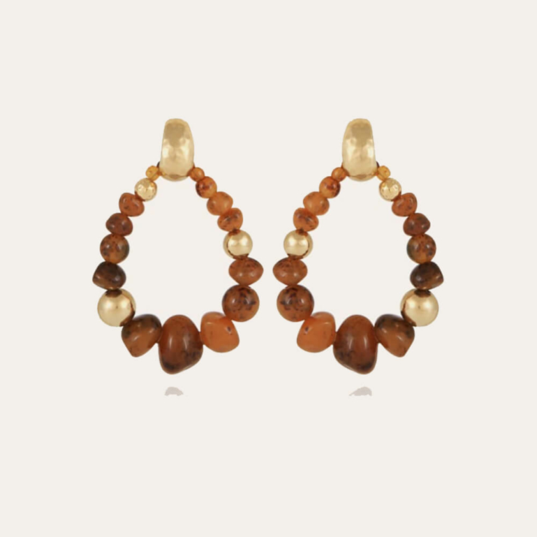 Gas Bijoux pendientes biba caramelo - Imagen 2