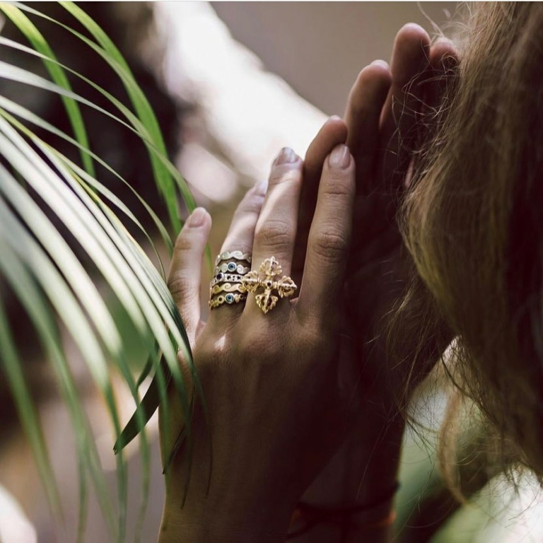Anillo oro cruz vajra - Imagen 3