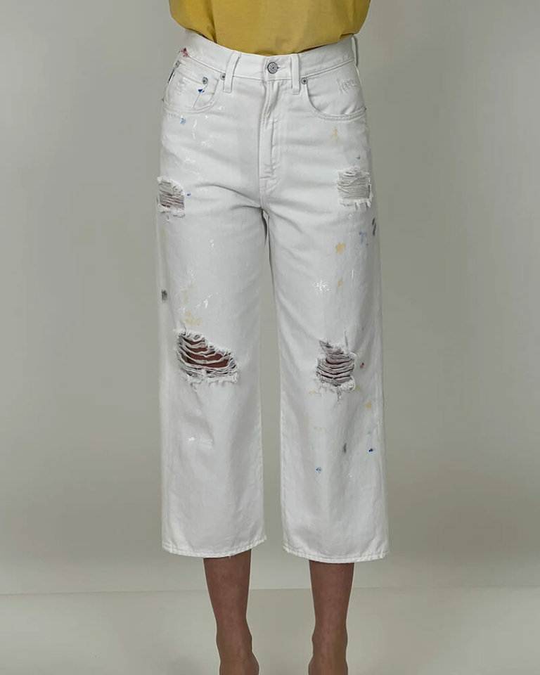 Tejano blanco con pinturas - Imagen 2