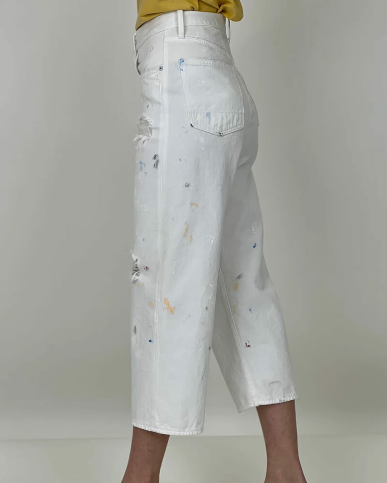 Tejano blanco con pinturas - Imagen 4