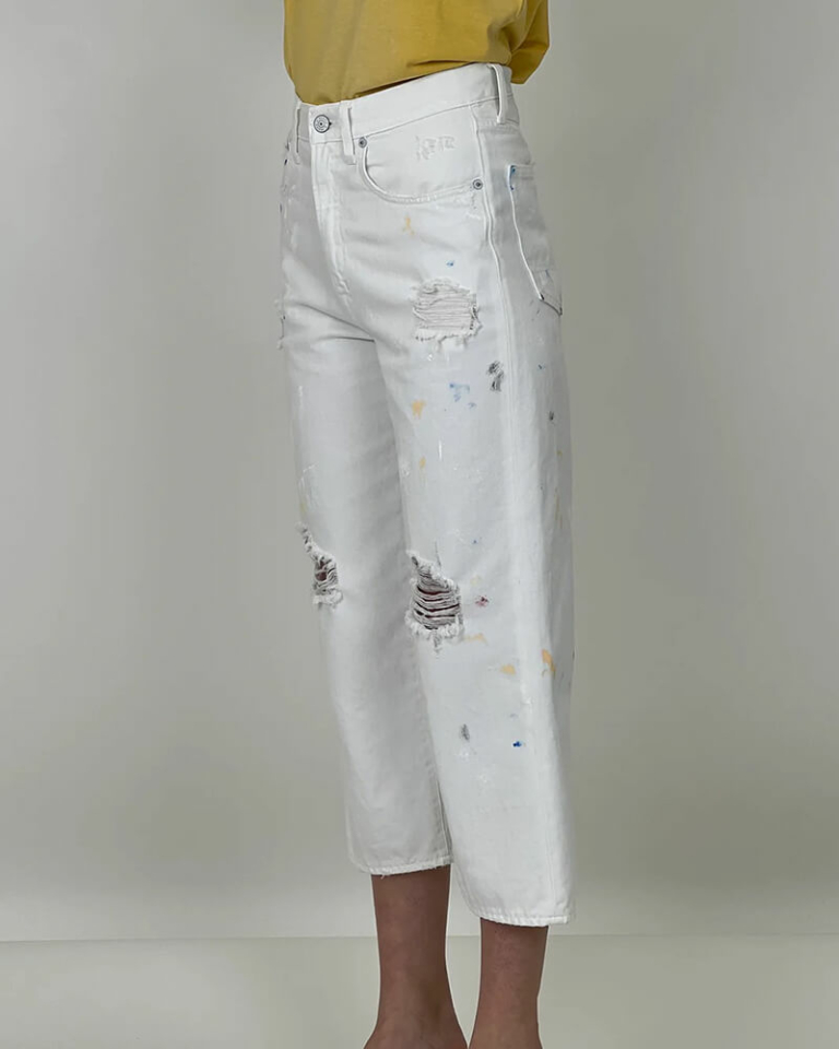 Tejano blanco con pinturas - Imagen 3