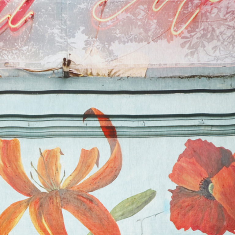 Fular Joy Neon Flowers - Imagen 2