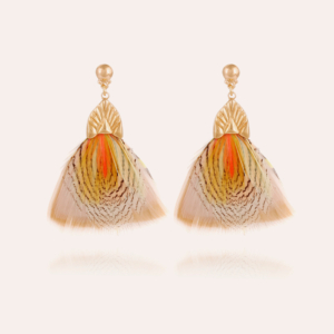pendientes-plumette-naranjas-oro