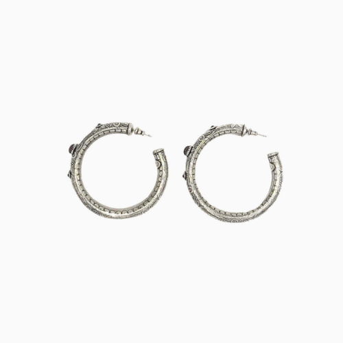 GAS BIJOUX PENDIENTES MAORO CABOCHONS PIEDRAS LATERAL 13381