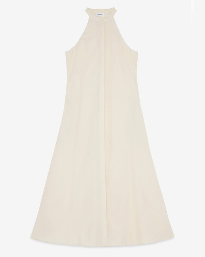 Vestido algodon cuello halter avena fp 13394