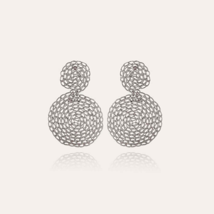 gas bijoux pendientes bo onde gourmette plata pequeños 10475