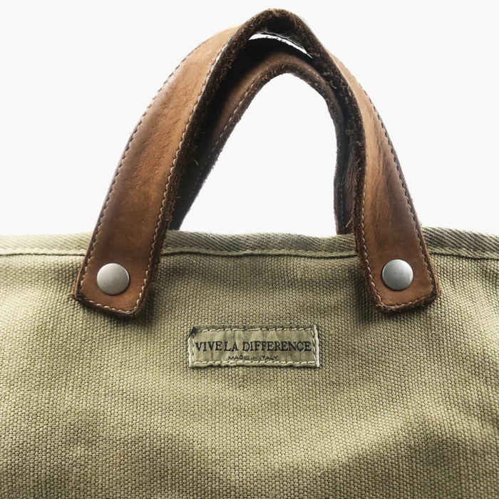 vive la difference bolso cargo detalle frente