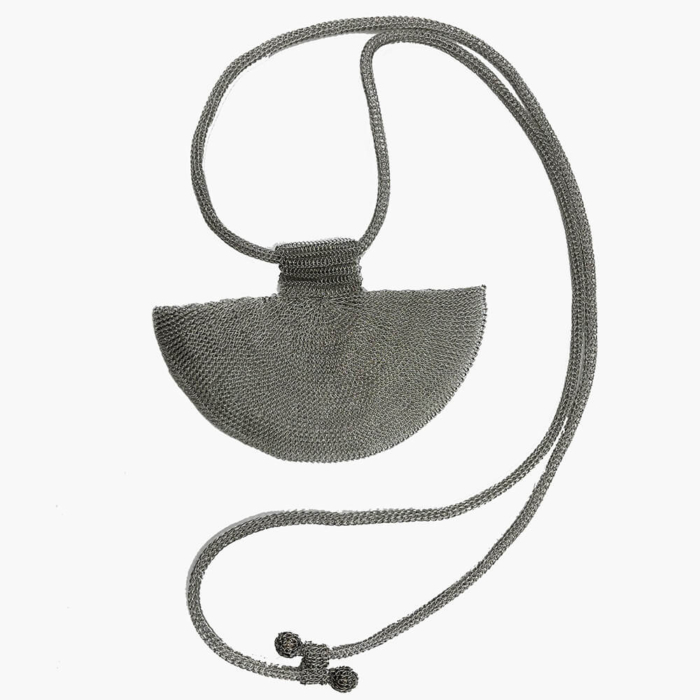 Soninke collar abanico plata 13646a
