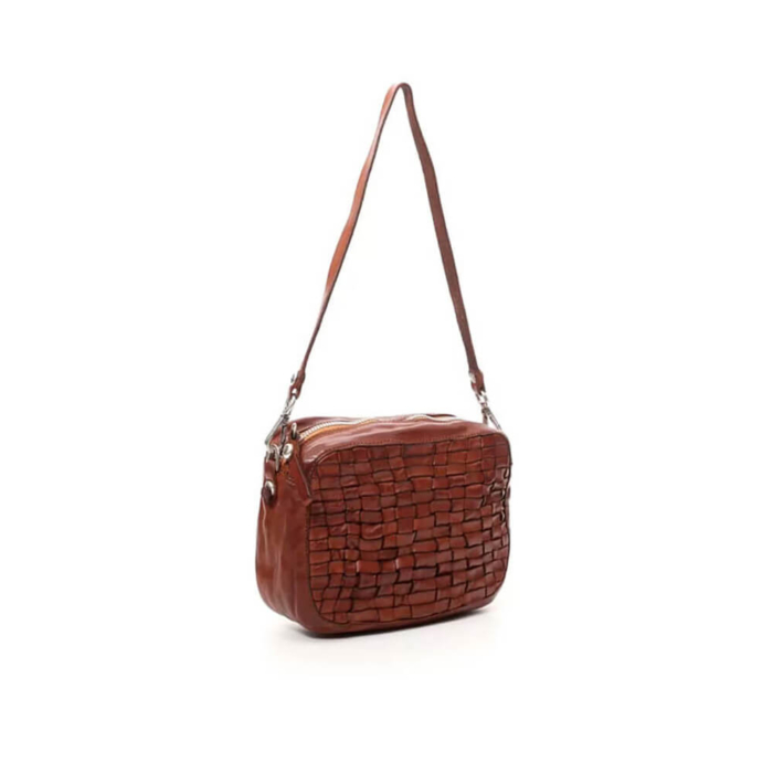 Campomaggi Bolso trenzado Ostuni Cognac - Imagen 3