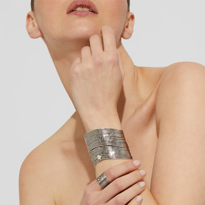 Gas Bijoux brazalete Wave plata - Imagen 2