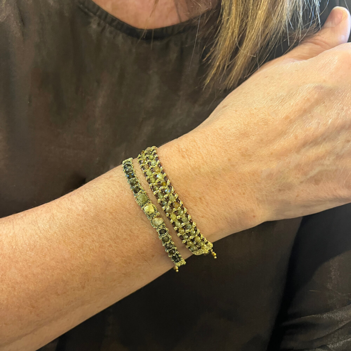 Pulsera Candy Turmalina verde