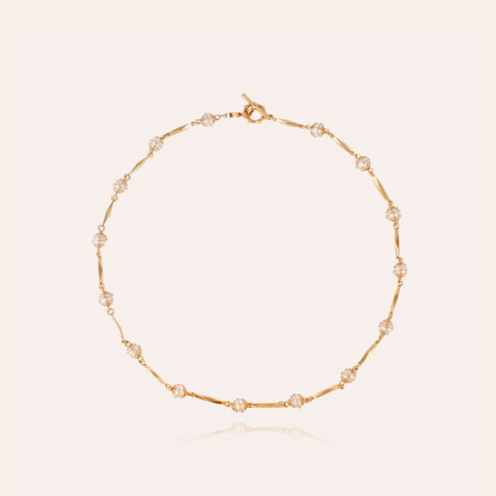 Gas Bijoux gargantilla Perla oro - Imagen 2