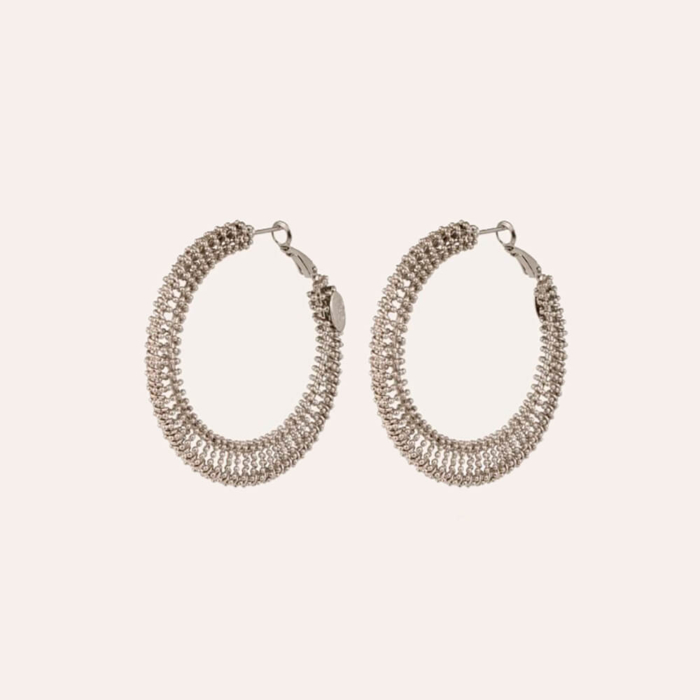 PENDIENTES IZZIA NUES PLATA 1