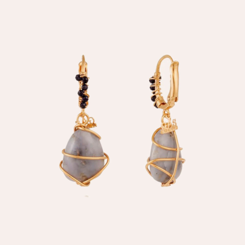 PENDIENTES TAO RAINBOW GRIS 2