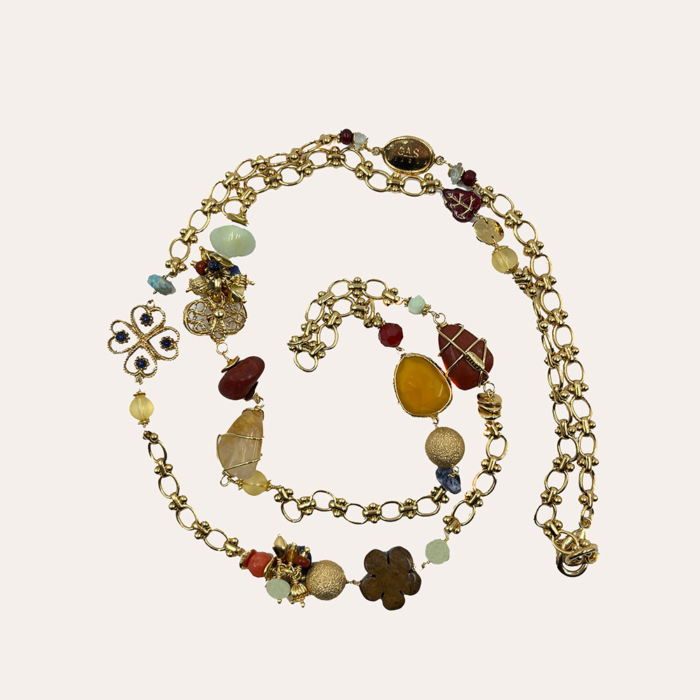 collar largo gas bijoux