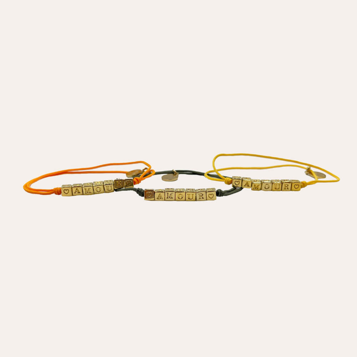 Gas Bijoux pulsera Amour amarillo - Imagen 3