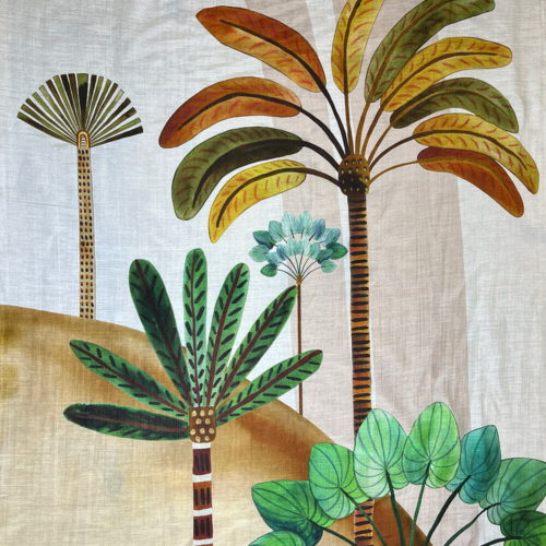 14124 PALMERA CREMA ENROSCADO