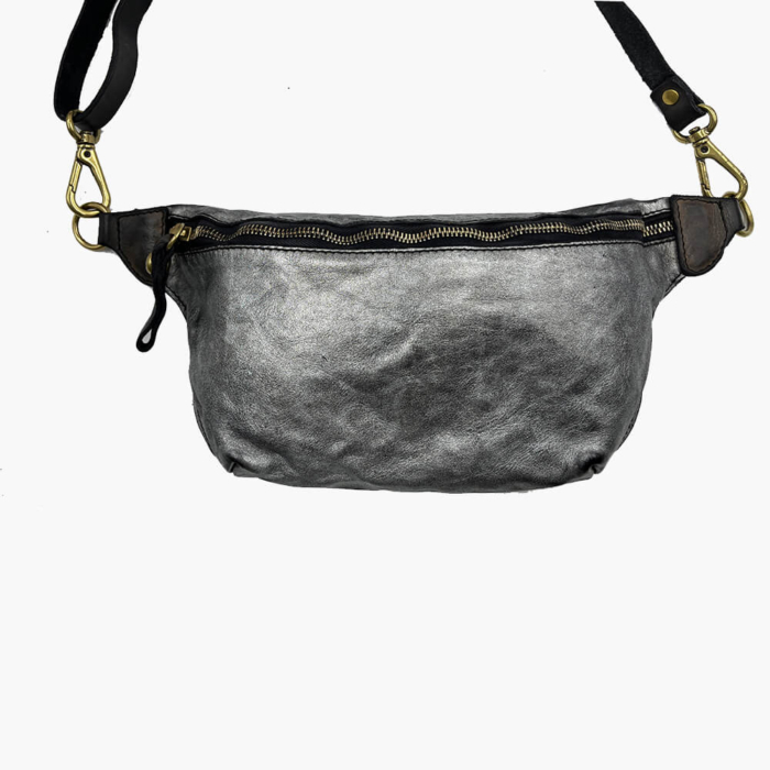 Campomaggi Riñonera Silver Gris - Imagen 2