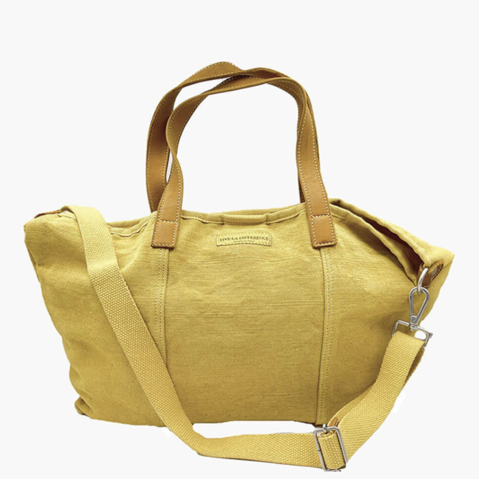 Vive La Difference Bolso Shopping Amarillo