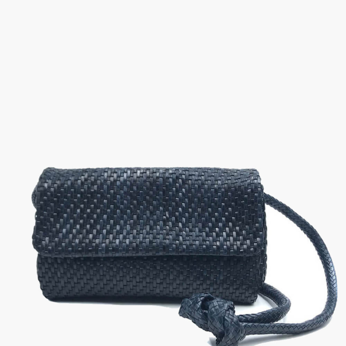 Allan K bolso bandolera Caroline bamboo azul