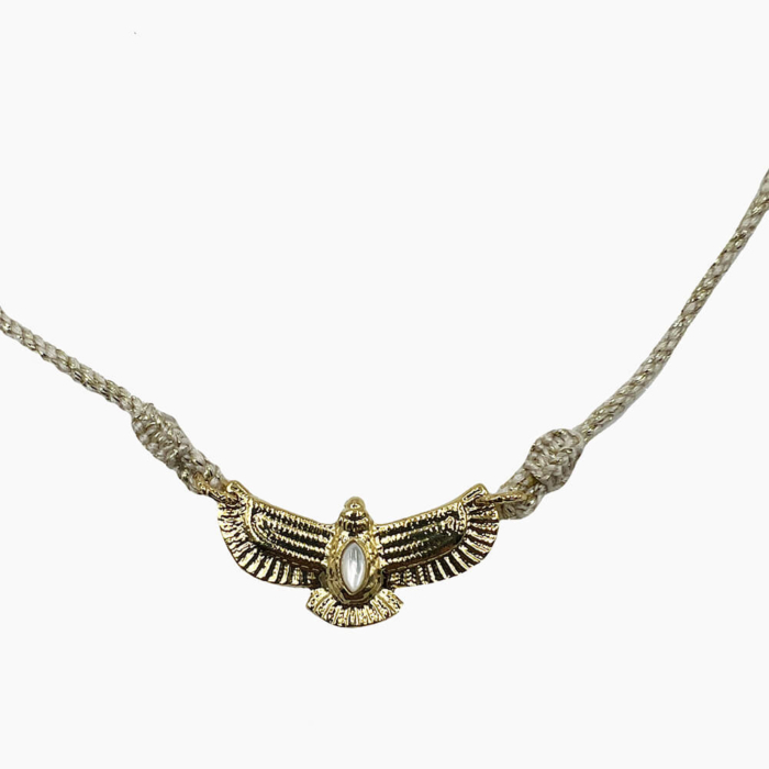Gargantilla Aguila Beige - Imagen 3