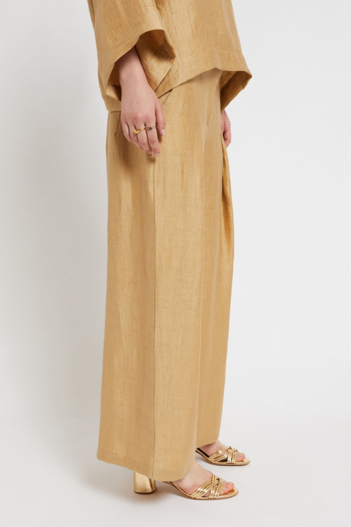 Ottod’Ame Pantalón Satin Gold - Imagen 4