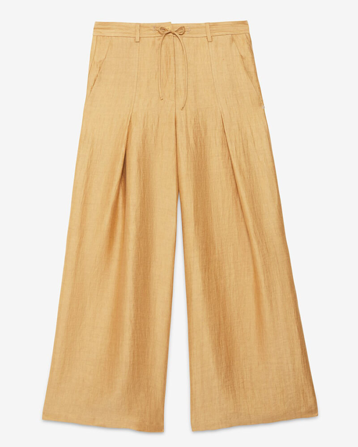 Ottod’Ame Pantalón Satin Gold