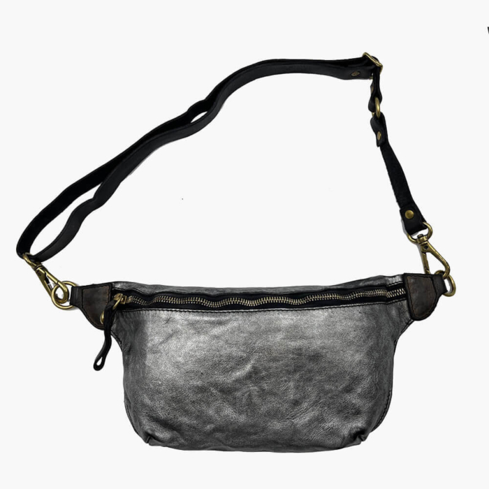Campomaggi Riñonera Silver Gris