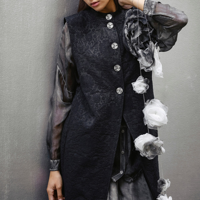 Collar Lunga Negro - Imagen 5