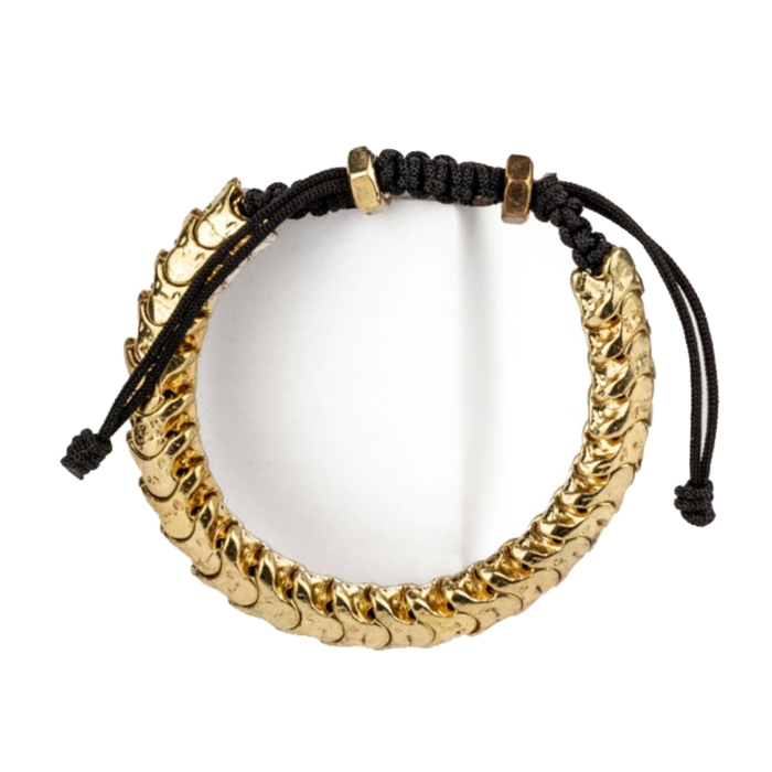Elena Estaun Pulsera Macrame Microbone