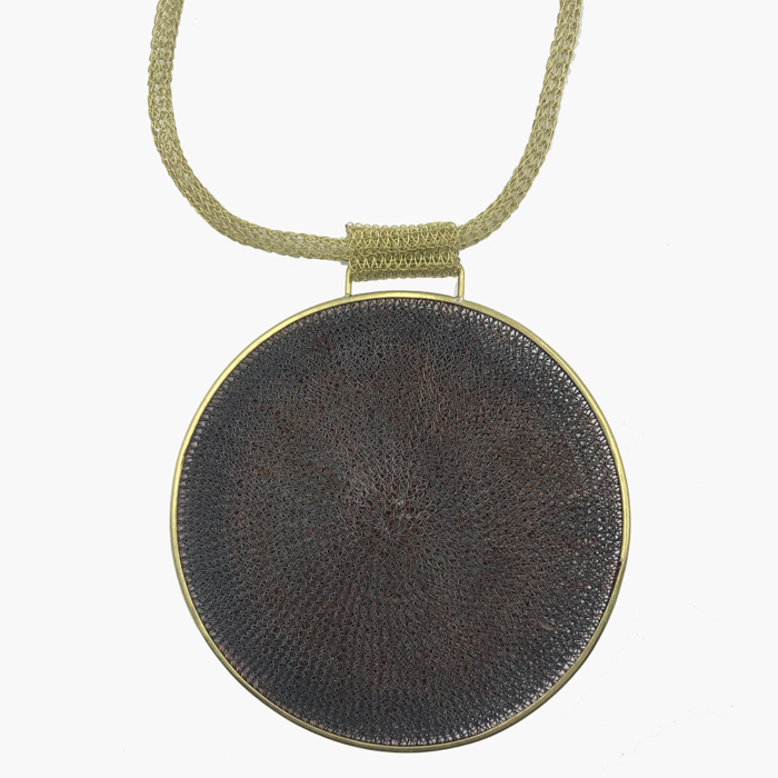Collar Gong negro/cobre - Imagen 2