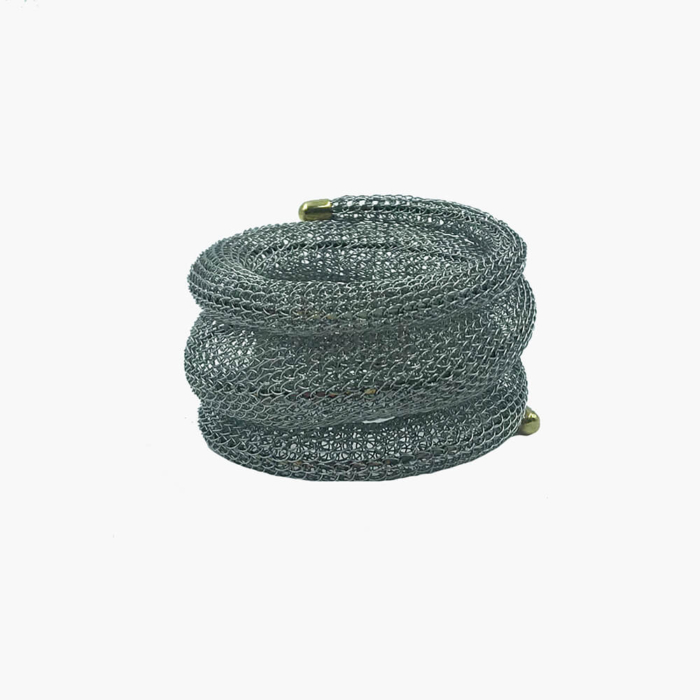 Pulsera Serpiente Plata - Imagen 2