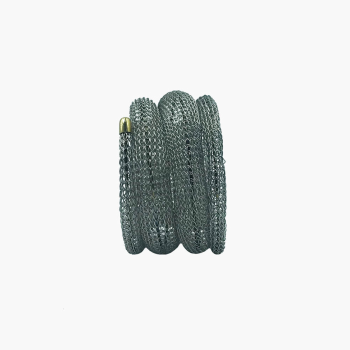Pulsera Serpiente Plata - Imagen 4