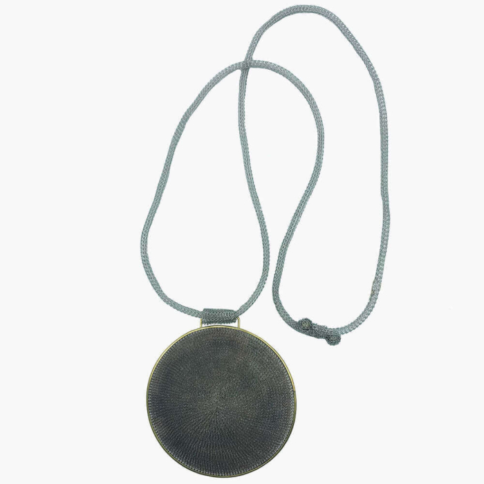 Collar Gong Oxido/plata