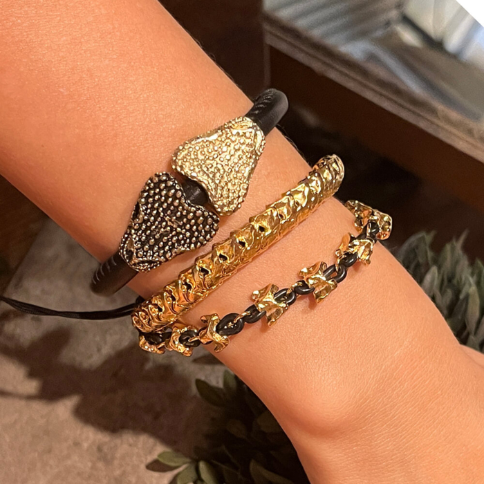 Elena Estaun Pulsera Macrame Microbone - Imagen 2