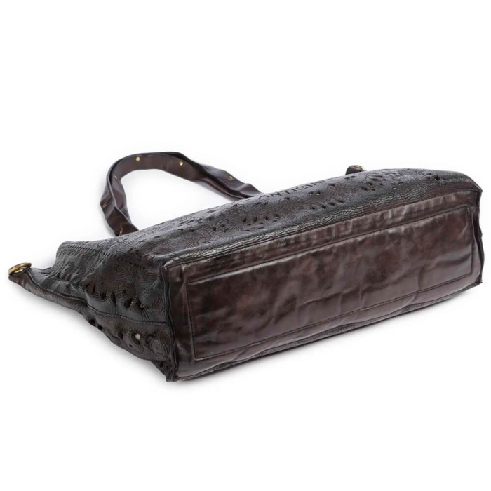 Campomaggi Bolso Teodorano Floriana Gris - Imagen 5