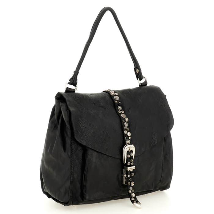 Campomaggi Bolso Cefalu Emilia Negro - Imagen 2