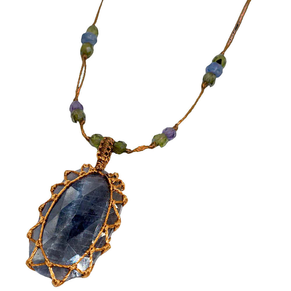 Colgante Zafiro Corindón VVV - Imagen 3