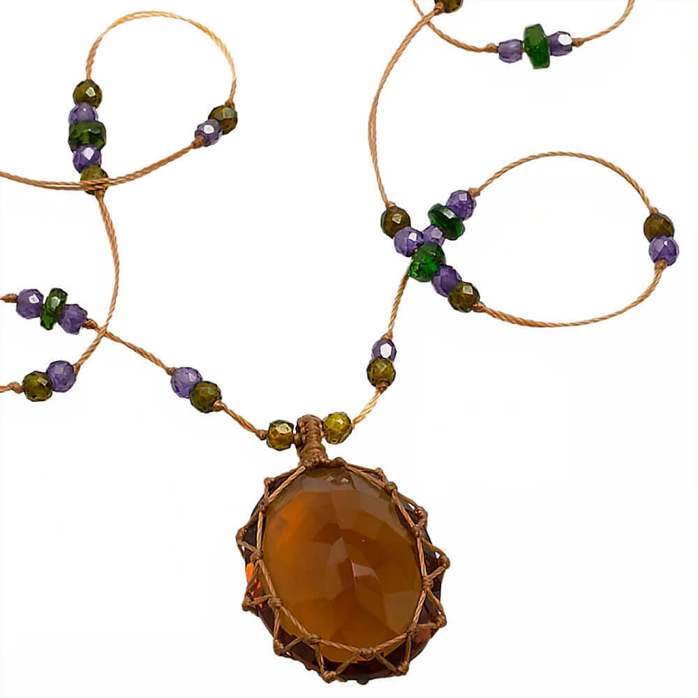 Colgante Cuarzo Miel VV - Imagen 3