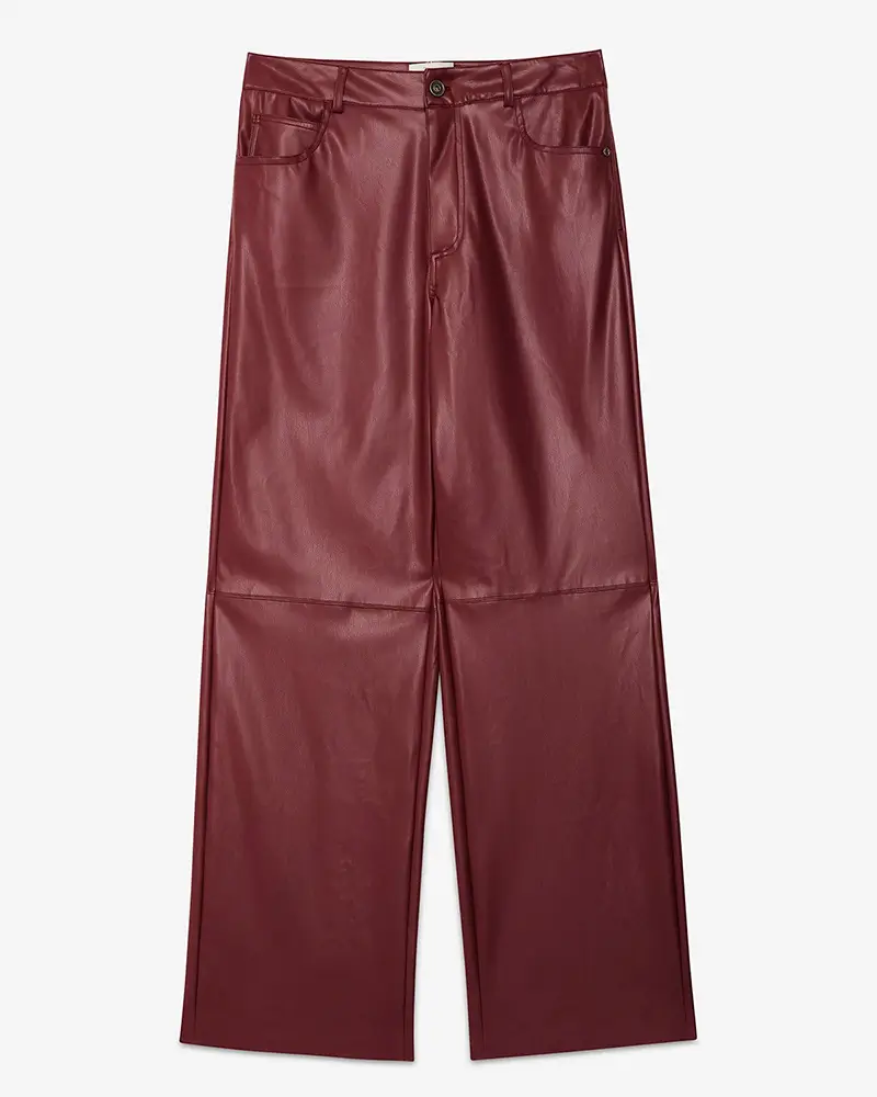 Ottod’Ame Pantalón Rouge Noir Burdeos - Imagen 5