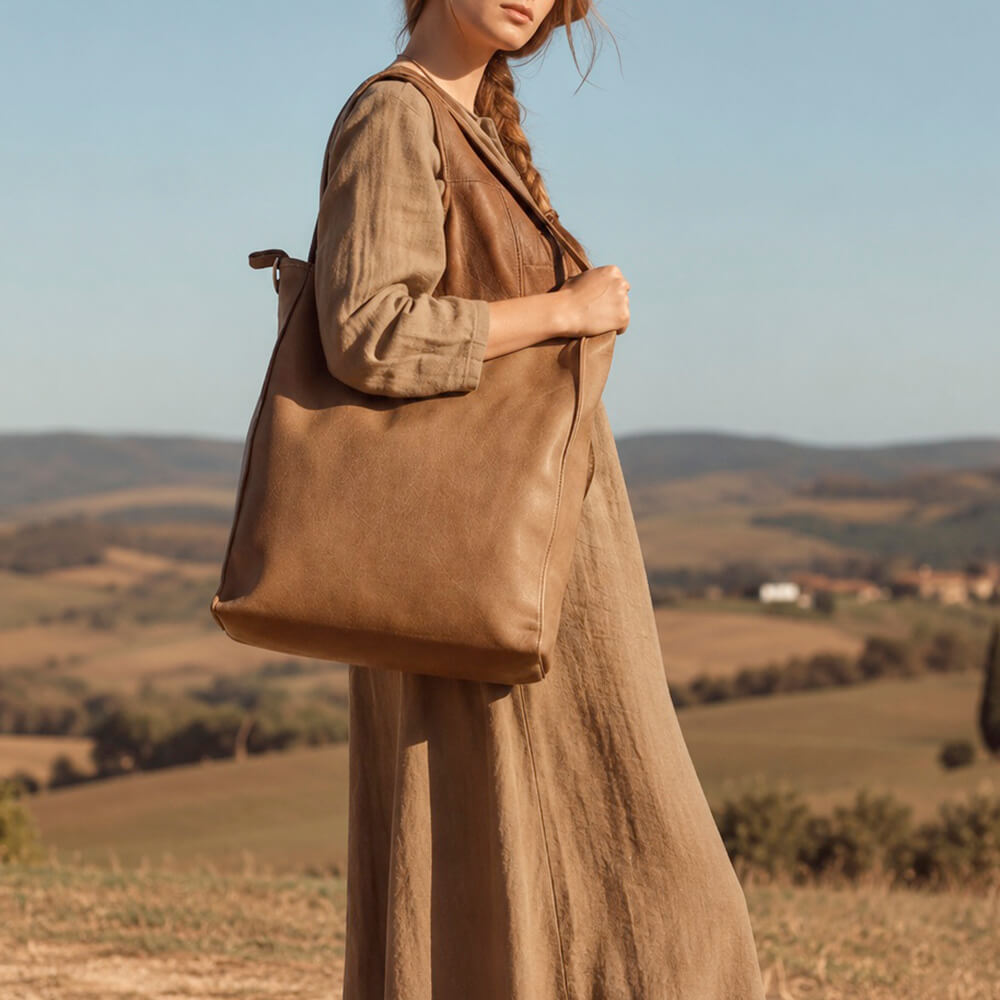 Vive la Difference Bolso Square Biscuit Gold
