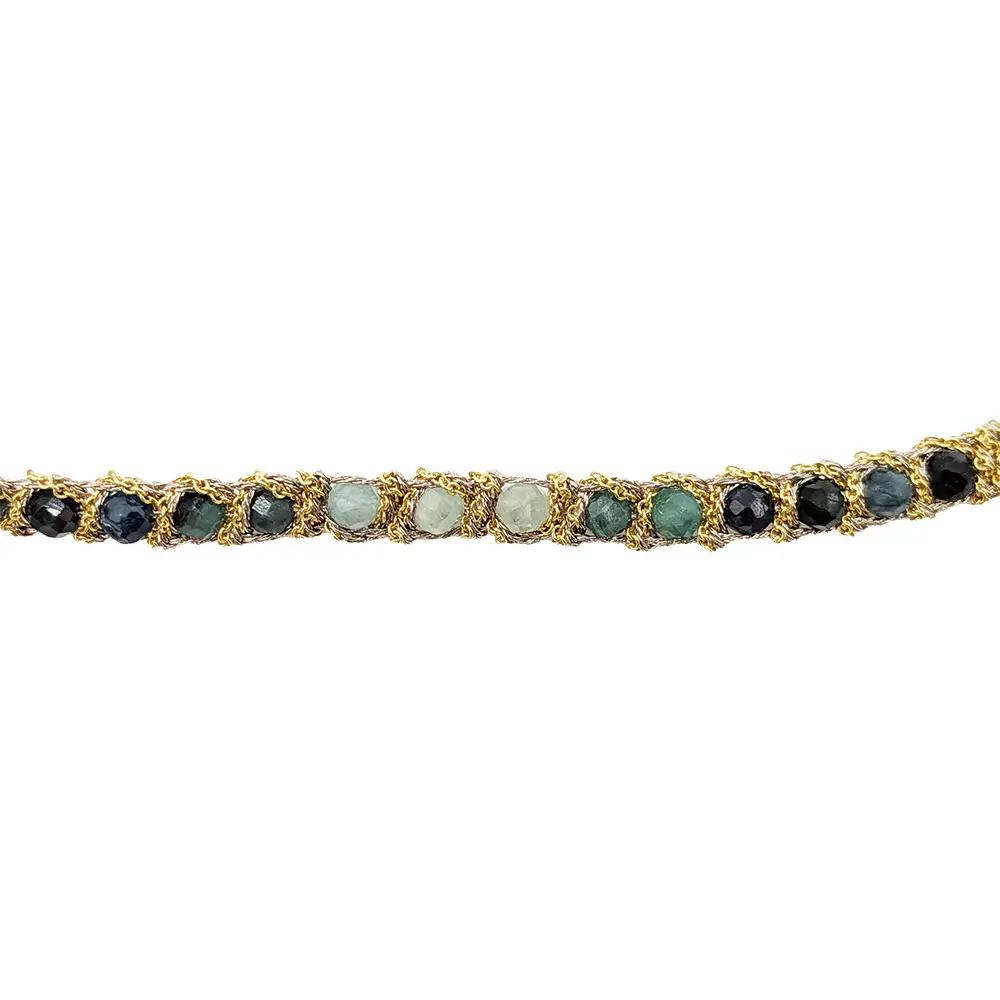 Pulsera Candy Turmalina Blue y Cianita - Imagen 3