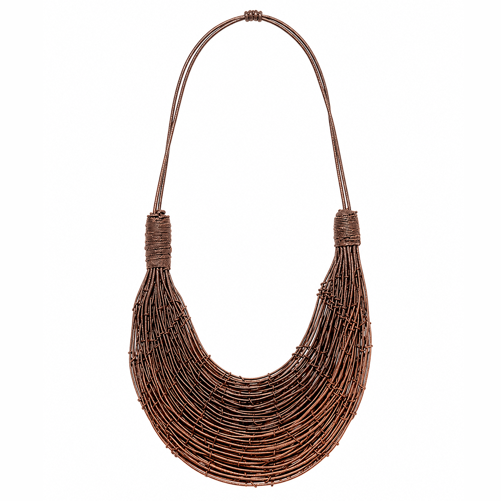 Gargantilla marron