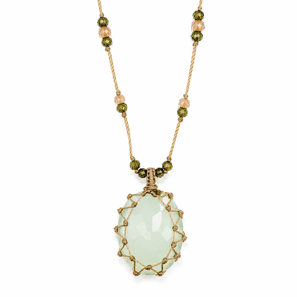 Gargantilla Green Calcedonia VV